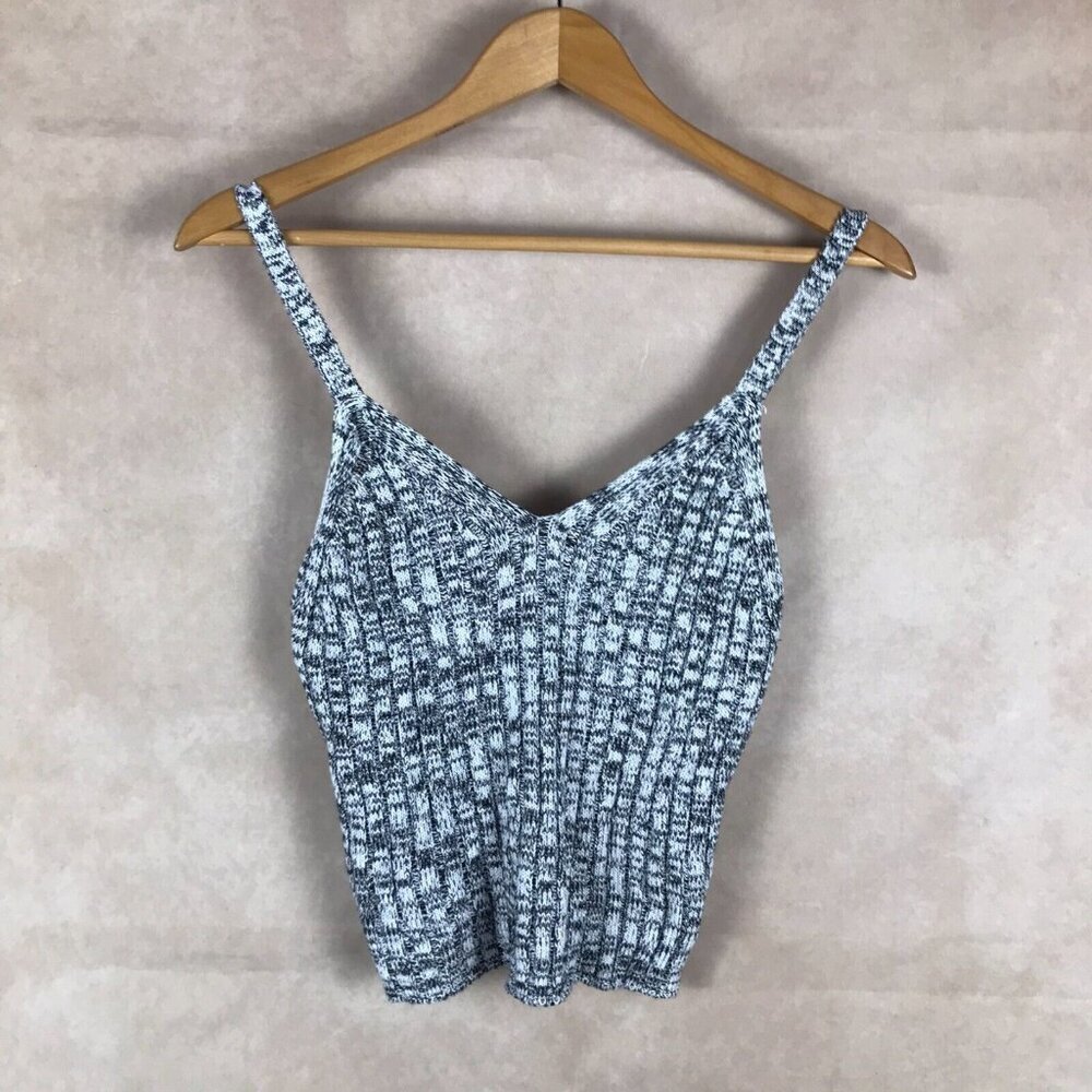 Hooked Up by IOT Black and White Tank Top